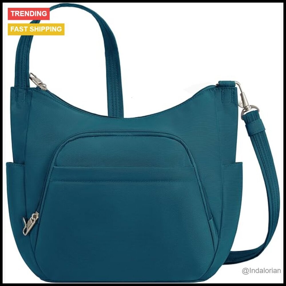 Anti-Theft Crossbody Bucket Bag Travel Chic Classic Secure RFID Blocking